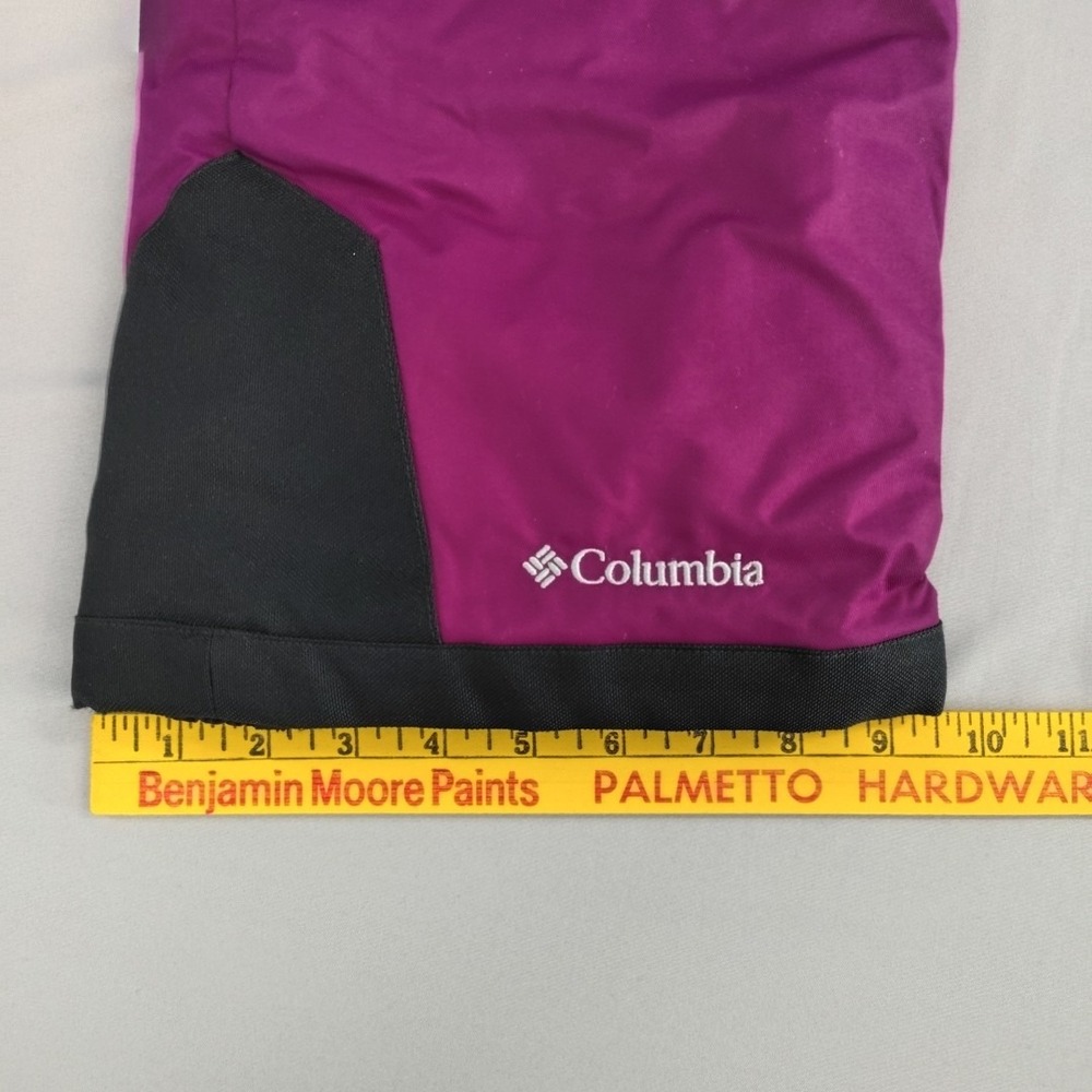 Columbia Kids M Purple "Outgrown" Adjustable Omni-Heat-Tech Snow Ski Pants - Picture 16 of 16